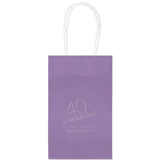 40 & Fabulous Medium Twisted Handled Bags